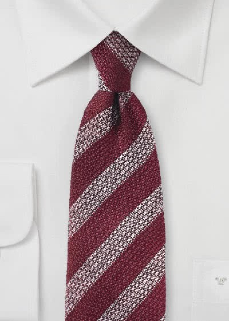 Stripe Mensendas Structuur Bordeauxrood