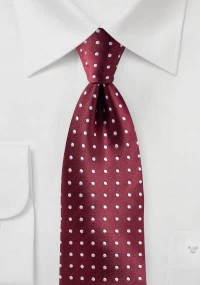 Heren stropdas ontwerp wijnrood