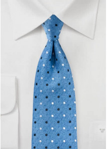 Tie dots denim look roze