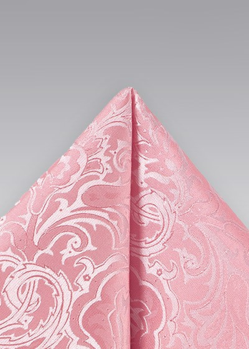 Decoratieve sjaal met lichtroze bloemenmotief