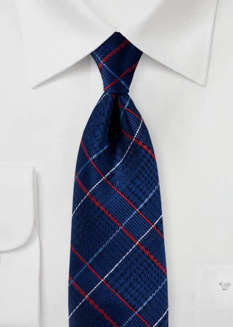Mannen ruitjes ruitje nachtelijk blauw