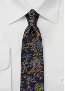 Stropdasriempatroon marineblauw