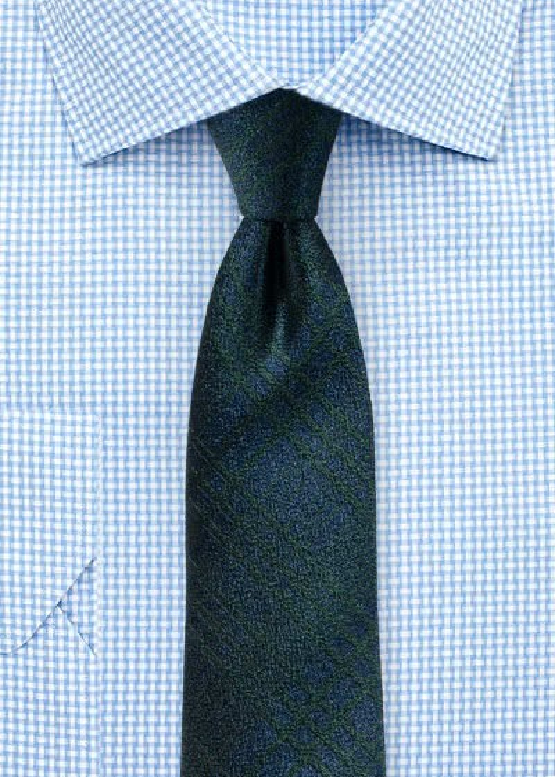 Tie lattice oppervlakte marineblauw