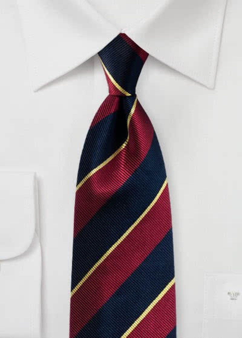 Stropdasontwerp bordeaux donkerblauw
